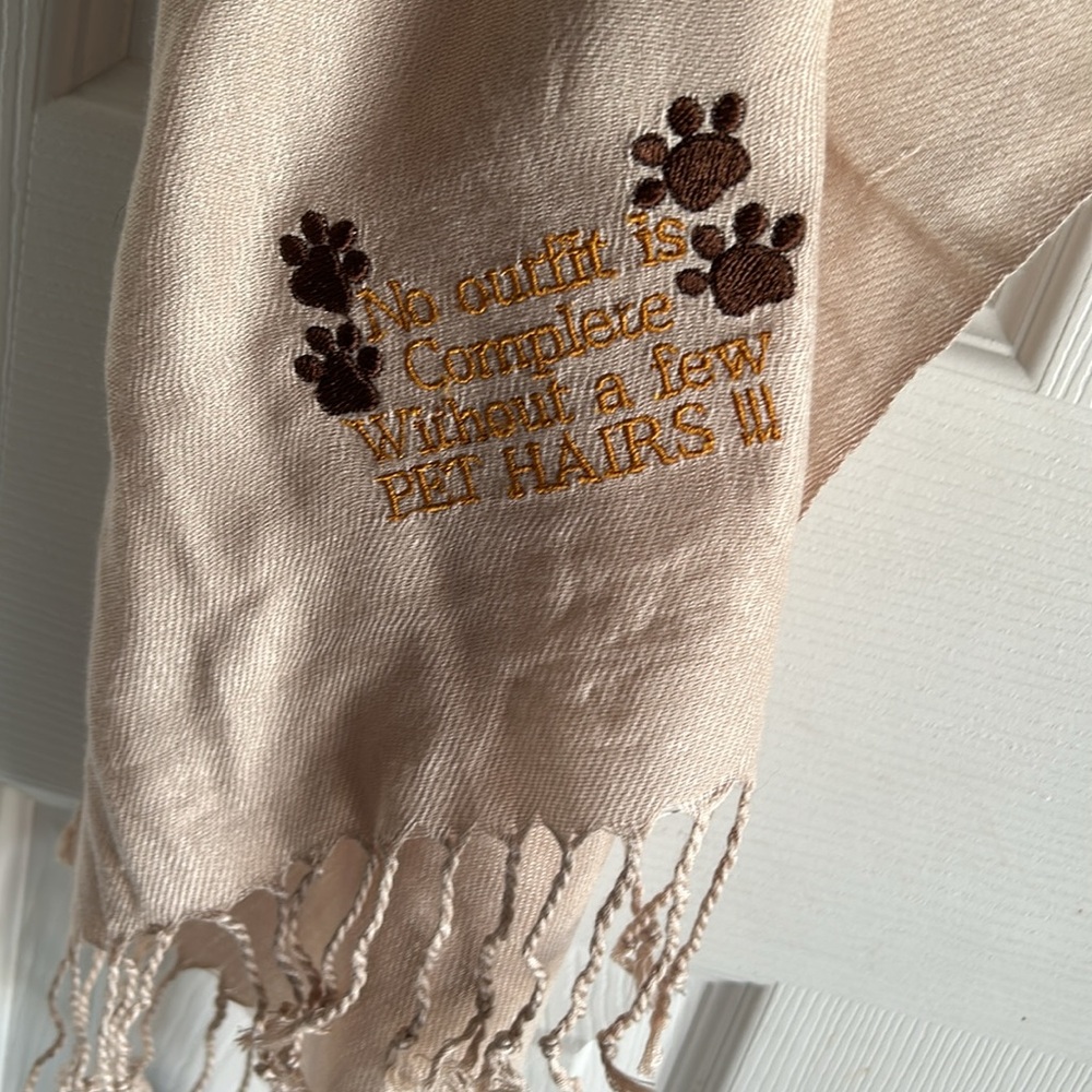 Elegant Beige Pashmina Scarf